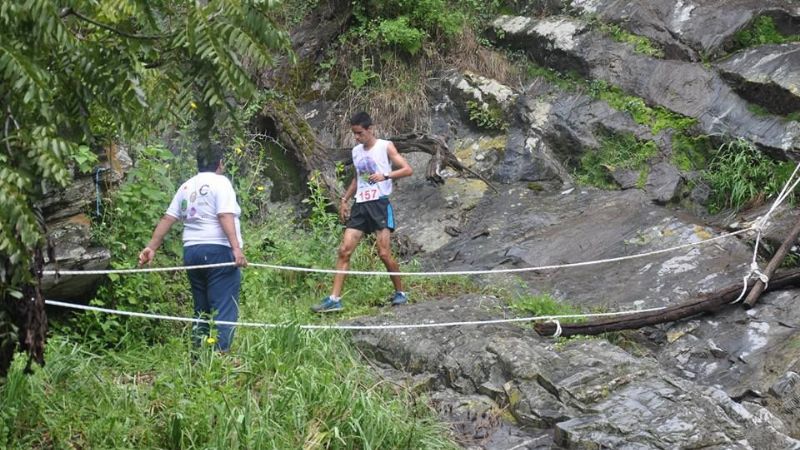 Lucas Castro en el Sudamericano de Montaña