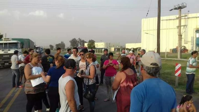 Corte de ruta en Recreo