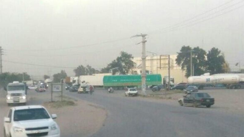 Corte de ruta en Recreo