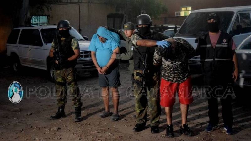 Operativo antidrogas: detuvieron a "Tom Jones" y "Pocho" Figueroa