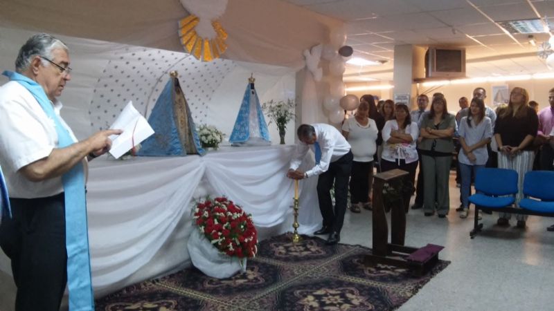 Emotivo recibimiento a la Madre del Valle en Rentas