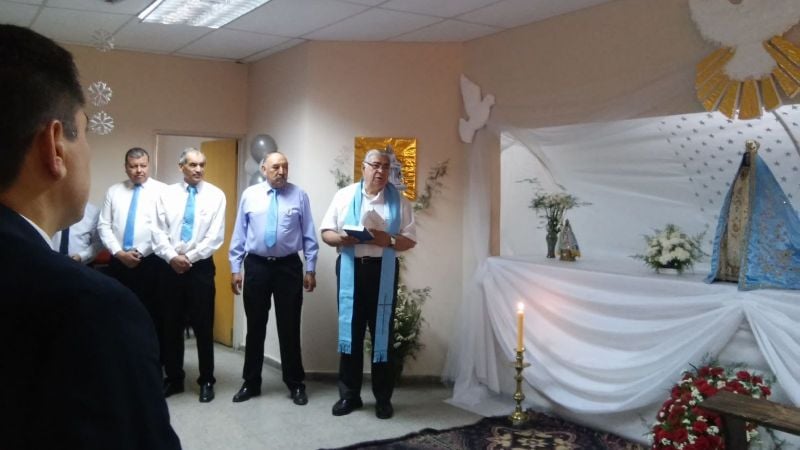 Emotivo recibimiento a la Madre del Valle en Rentas