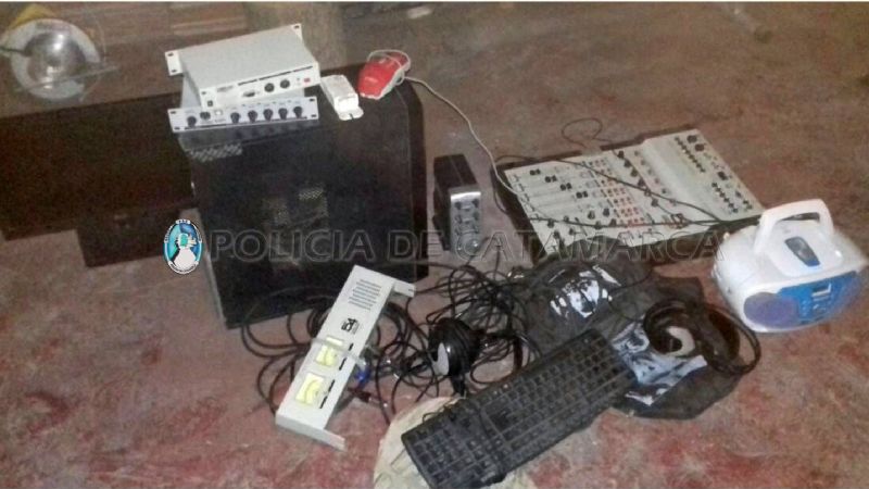 Esclarecen robo perpetrado en una escuela de Belén