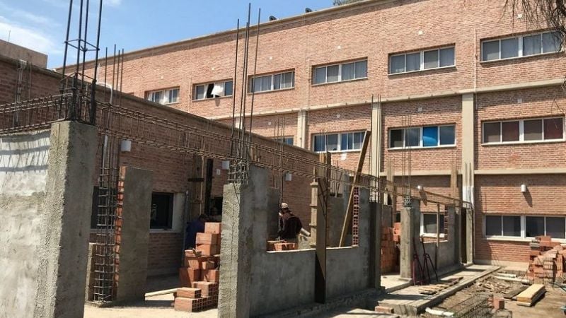 Obras de ampliación en la Maternidad
