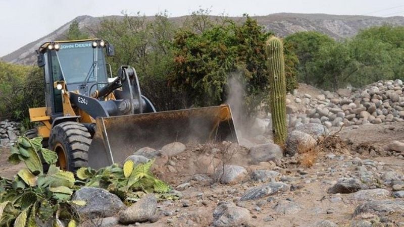 Aceleran los trabajos en el Camping de Ampajanco
