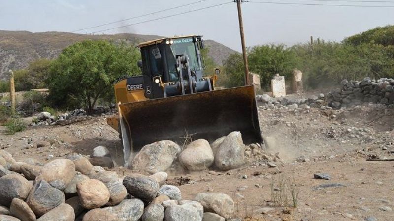 Aceleran los trabajos en el Camping de Ampajanco