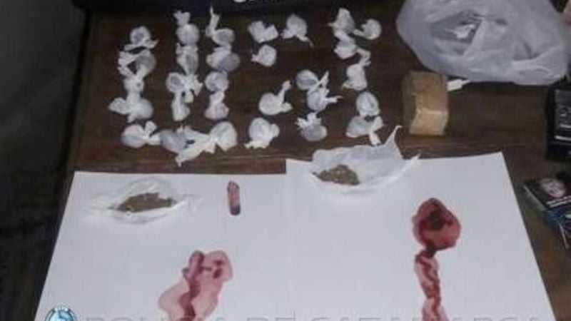 Desbaratan un punto de venta de drogas en Tinogasta