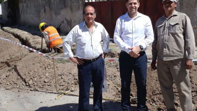 Avanza la obra de gas natural en los barrios El Milagro y 144 Viviendas