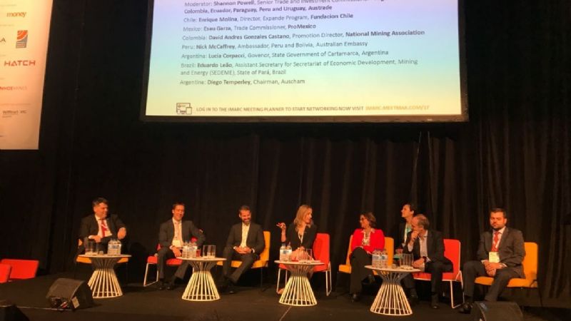 Lucía disertó en Australia e invitó a invertir en la provincia