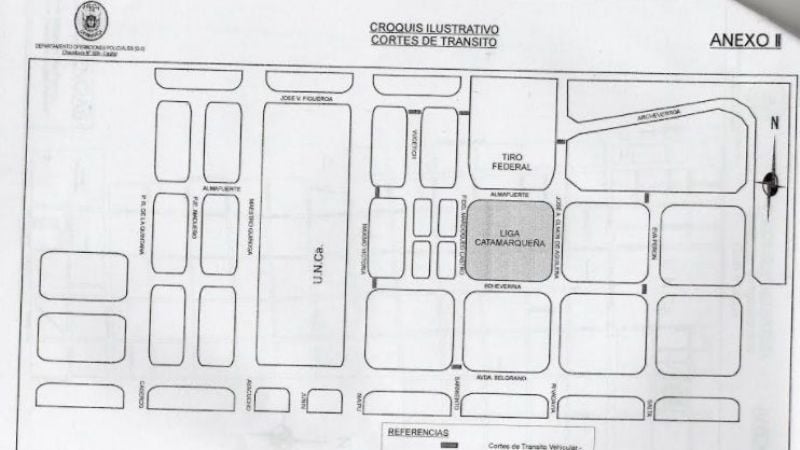 Dispositivo de Seguridad para el partido entre Policial y Sport Andino