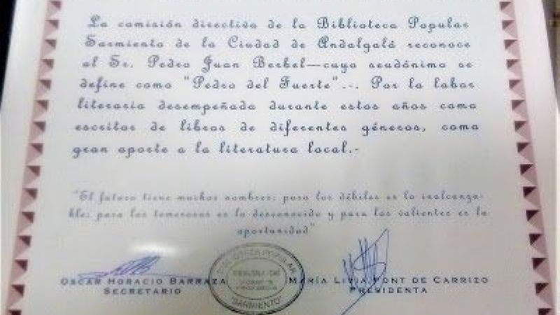 Escritor distinguido