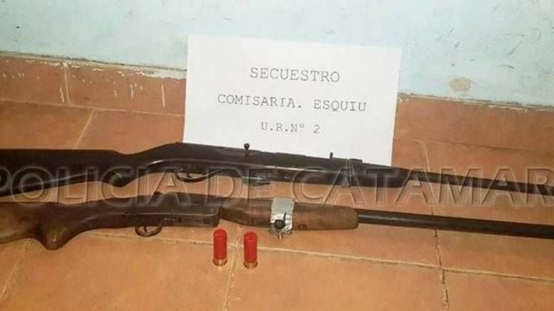 Aprehenden a tres hombres y secuestraran armas de fuego