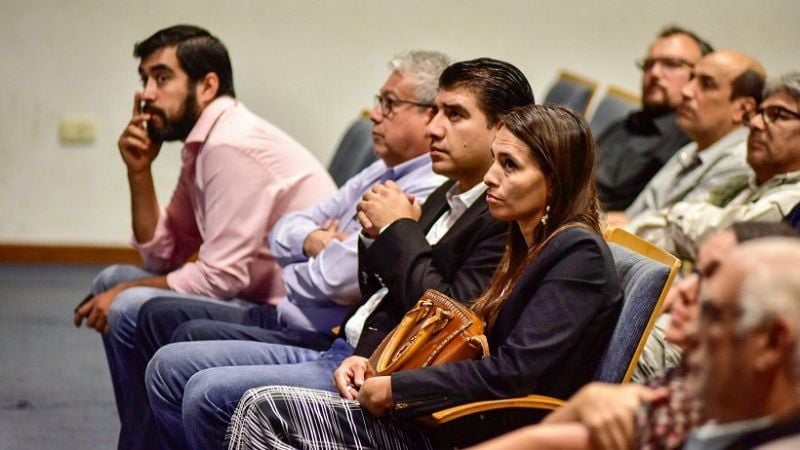 Cordero Varela en la presentación de los resultados del sistema Lidar Aéreo