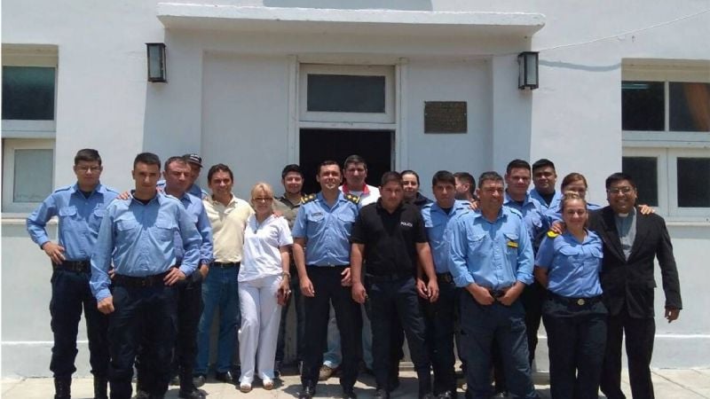 Policías de Ancasti se capacitaron en primeros auxilios