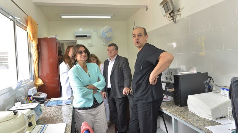 Lucía inauguró la obra del Hospital de Lavalle