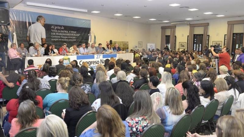 UATRE recordó a Venegas en el 27° Congreso Nacional