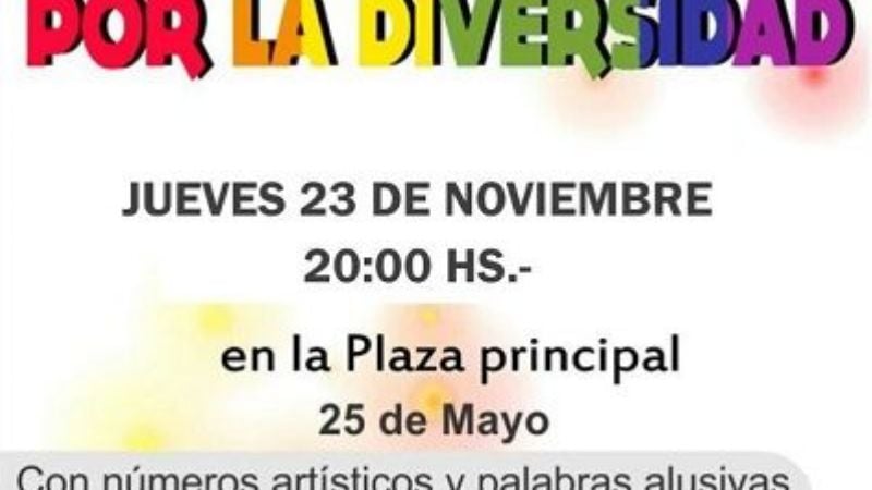 “VII Marcha y Festival por la Diversidad LGBTIQ" en la Plaza 25 de Mayo