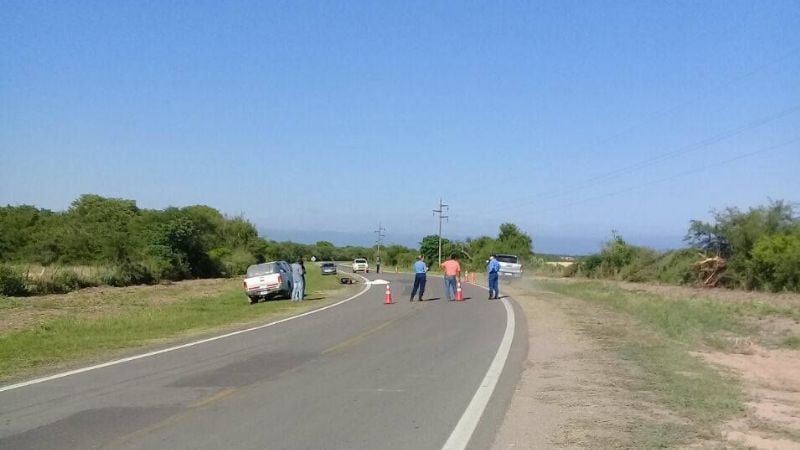 Septuagenario murió tras accidentarse con su moto en la ruta 64