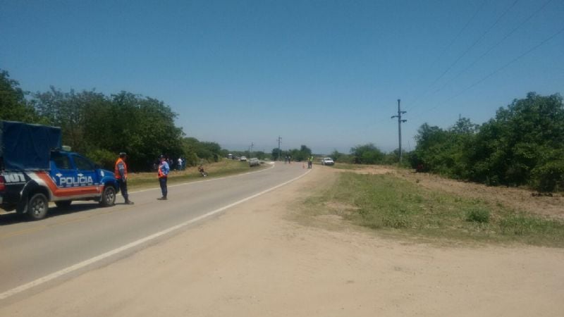 Septuagenario murió tras accidentarse con su moto en la ruta 64
