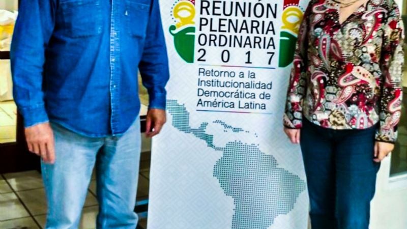 Adriana Díaz en la XXXV Reunión Plenaria de la COPPPAL en Honduras