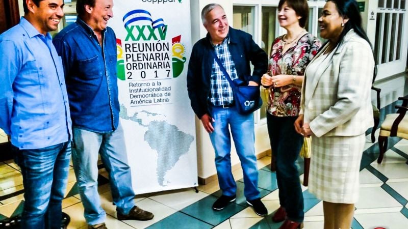 Adriana Díaz en la XXXV Reunión Plenaria de la COPPPAL en Honduras