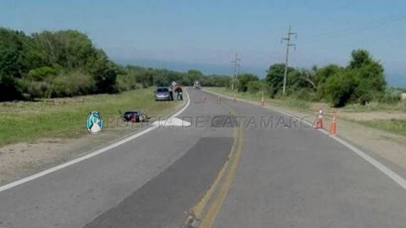 Septuagenario murió tras accidentarse con su moto en la ruta 64