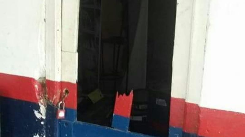 Vandalismo en la sede del club Atlético San Martín de Recreo