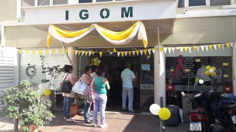 La Virgen fue recibida en el IGOM