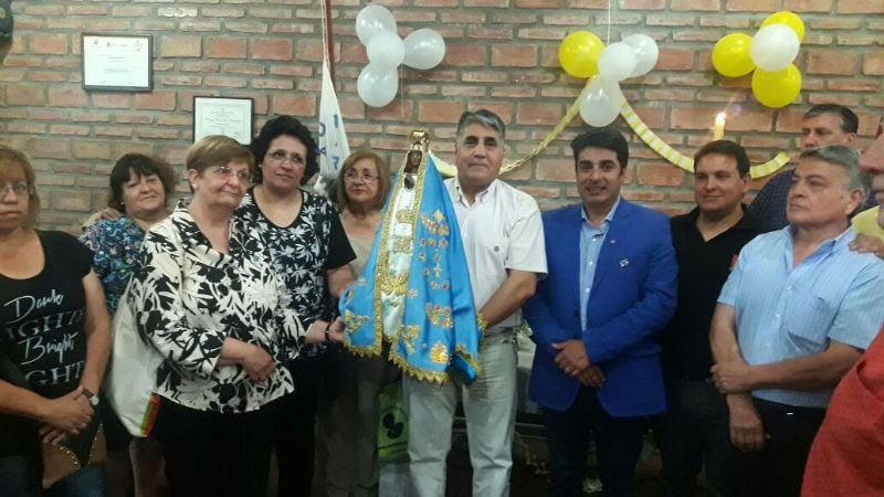La Virgen del Valle visitó el Rotary Club San Fernando