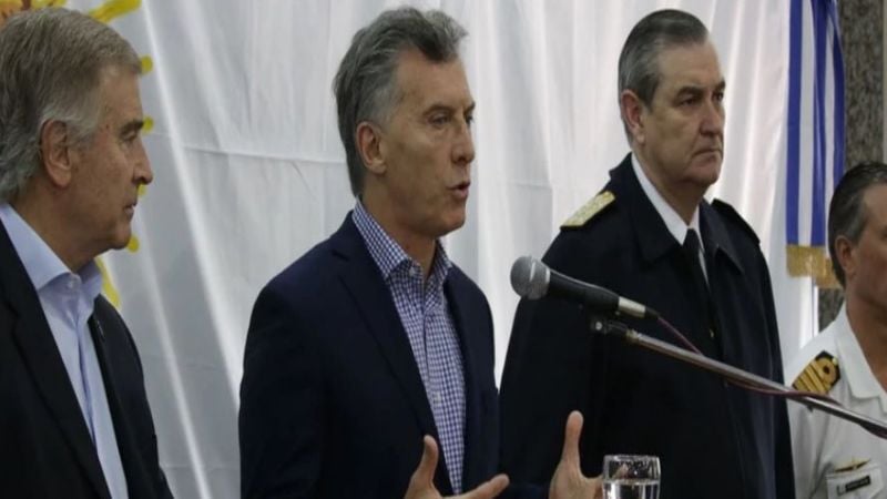 Macri: "Es un momento difícil, pero vamos a continuar con la búsqueda"