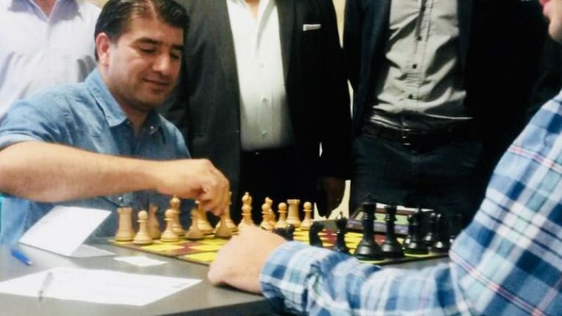 Senadores presentes en la apertura del Campeonato Provincial de Ajedrez