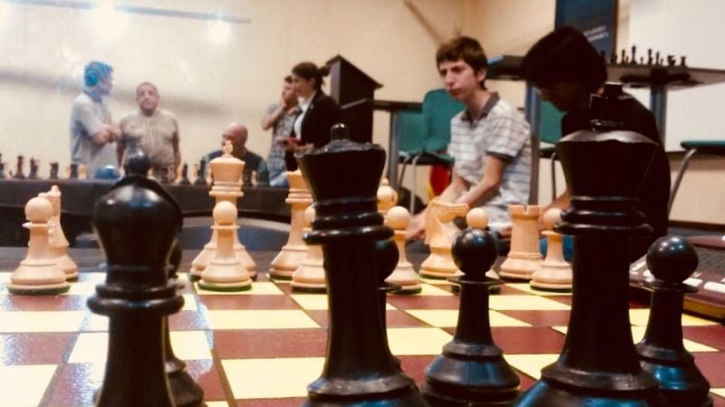 Senadores presentes en la apertura del Campeonato Provincial de Ajedrez