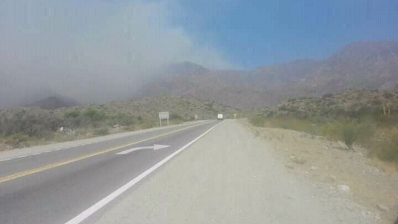 Incendio activo en Los Ángeles