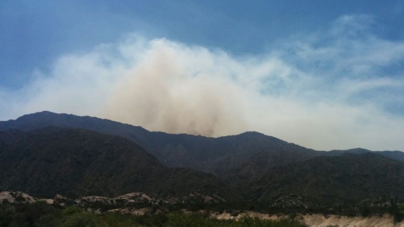 Quema de pastizales sin control