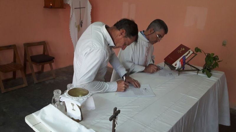 Comenzarán las obras en la capilla del barrio Juan Domingo Perón