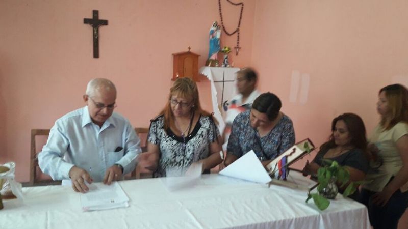 Comenzarán las obras en la capilla del barrio Juan Domingo Perón