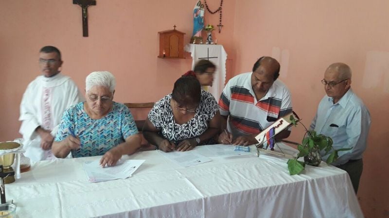 Comenzarán las obras en la capilla del barrio Juan Domingo Perón