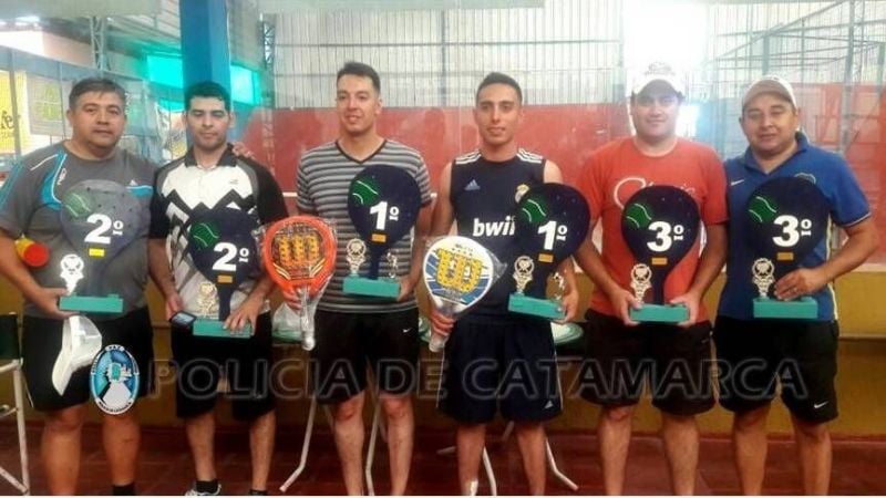 Final de la disciplina Padel en las Olimpiadas Policiales
