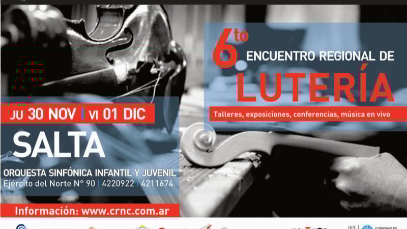 Catamarqueños participarán del 6º Encuentro Regional de Lutería en Salta