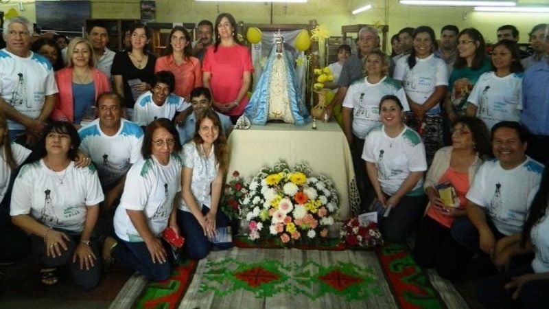 "La Morenita" visitó el Mercado Artesanal y el Tribunal de Cuentas