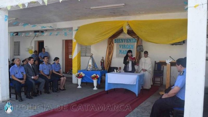 La Virgen del Valle visitó la Jefatura General
