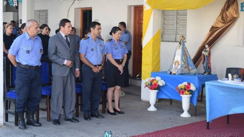 La Virgen del Valle visitó la Jefatura General