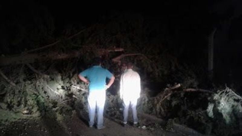 Un huracán provocó pánico en Andalgalá