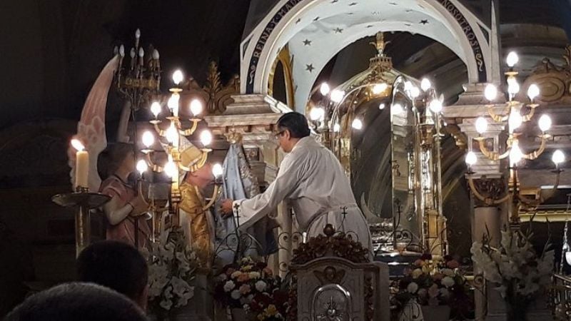 Se realizó la Bajada de la Virgen