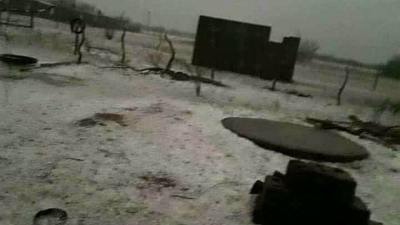 Viento, piedra y agua azotó Casa de Piedra y La Guardia