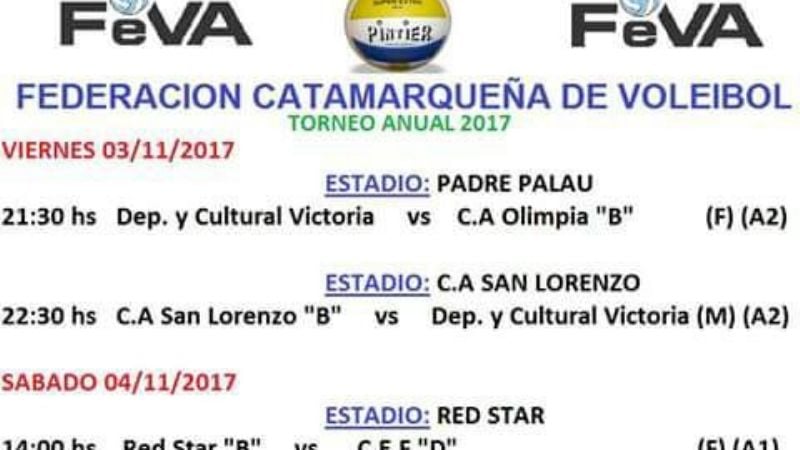 Nueva fecha del Vóley de la Federación