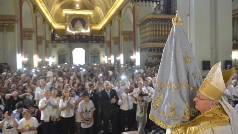 Lucía en la Bajada de la Virgen