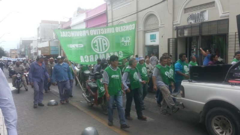 Protesta y marcha de ATE por el bono