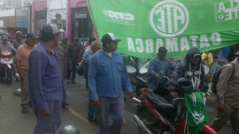 Protesta y marcha de ATE por el bono