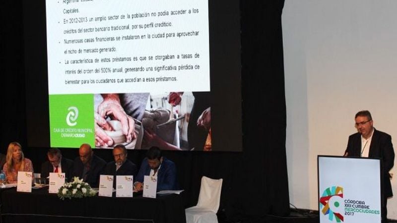 Jalil disertó en la XXII Cumbre de Mercociudades
